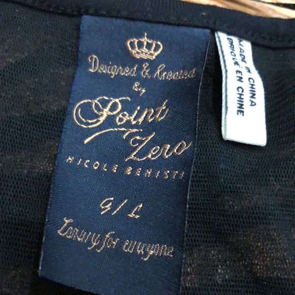 Point Zero Long Sleeve Ruffle Tee - Picture 2 of 3